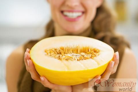 Ernährungs-und Nährwert Melone
