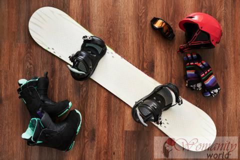 Materiaal dat nodig is voor het snowboarden