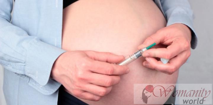 Erhöhtes Risiko für Tod des ungeborenen Kindes, wenn die Mutter Diabetiker ist