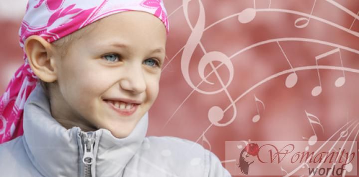 Muziek therapie voor kinderen in oncologische behandeling.