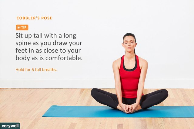 Hur man gör Cobbler's Pose (Baddha Konasana) i Yoga