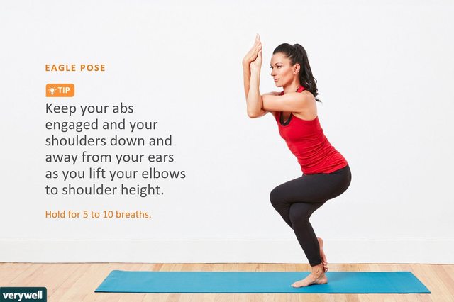 Hur man gör örn pose (Garudasana) i Yoga
