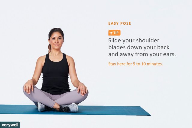 Hur man gör det lätt att posera (Sukhasana) i Yoga