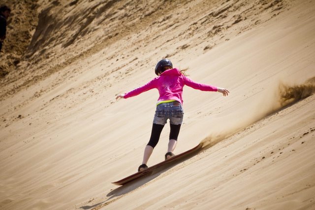 Sandboarding i nationalparker