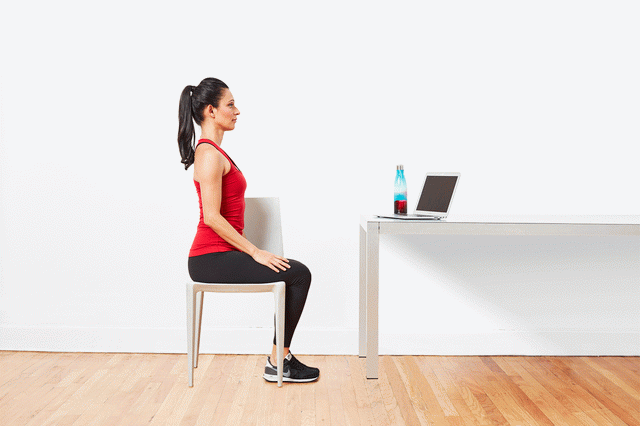 Office Workout flyttar du kan göra direkt vid skrivbordet