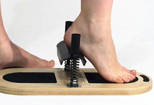 Pilates Foot övningar med utrustning
