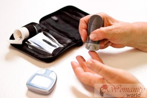 Komplikationen von Diabetes bei älteren Menschen.