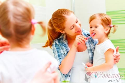 Igiene orale nei bambini