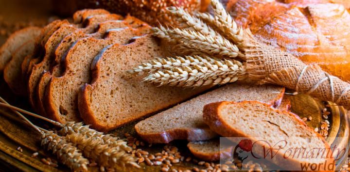 Bröd konsumtion, vilket är viktigt i en balanserad diet